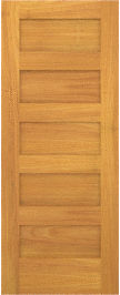 Flat  Panel   Monticello  Cypress  Doors